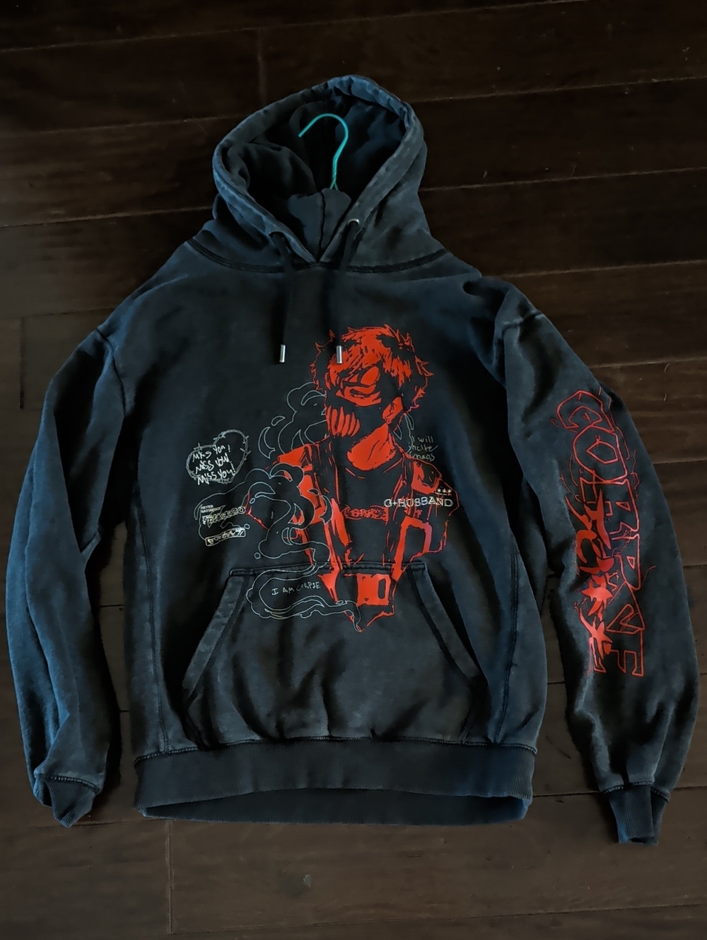 Limited Corpse Husband Miss You Hoodie Size L